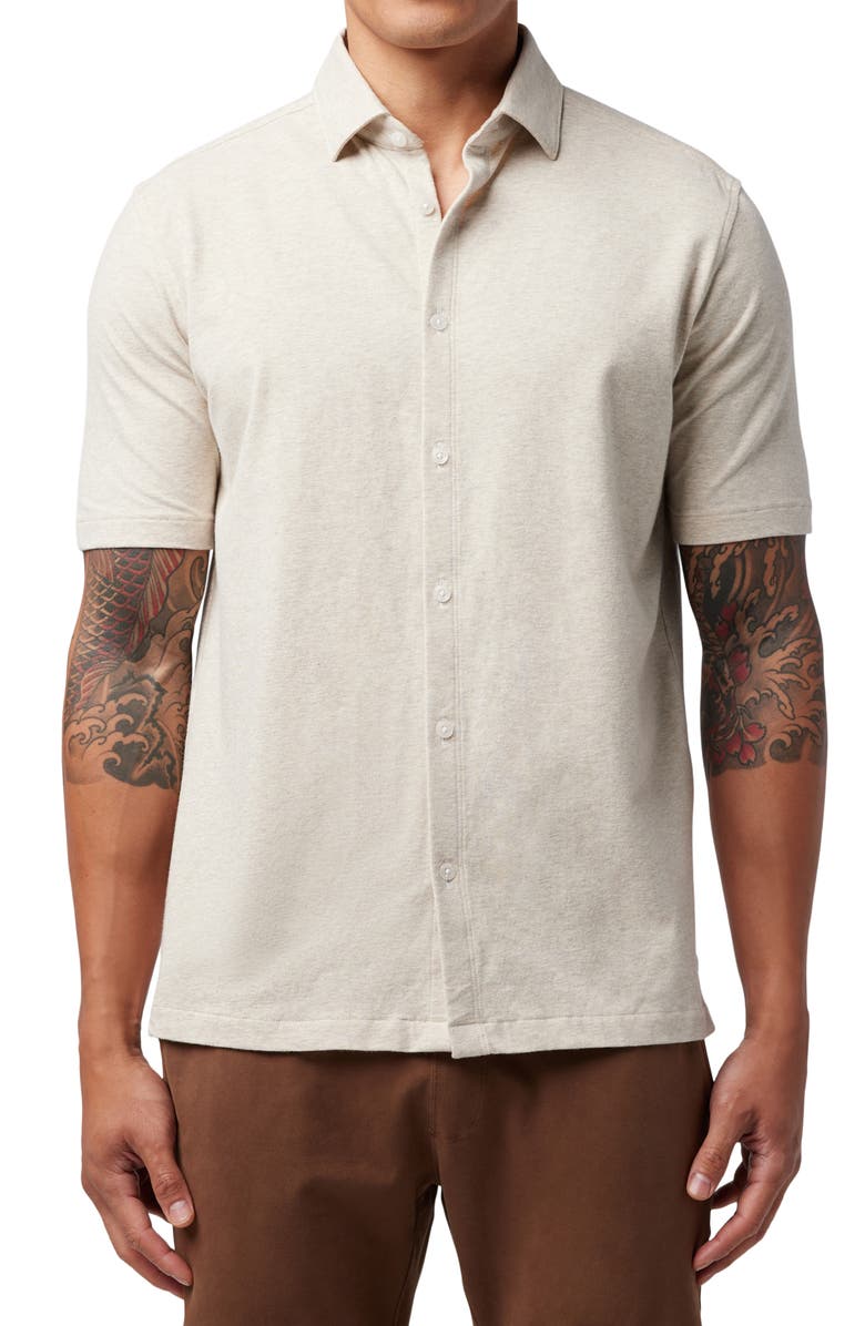 Good Man Brand On-Point Regular Fit Short Sleeve Button-Down Shirt, Main, color, 