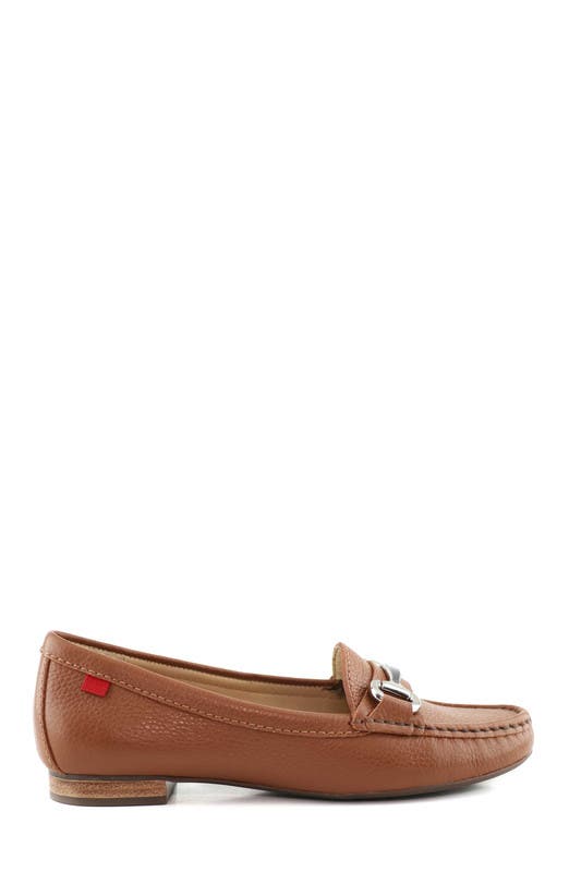 Marc Joseph New York Grand Street Leather Buckle Loafer, Alternate, color, Cognac Grainy