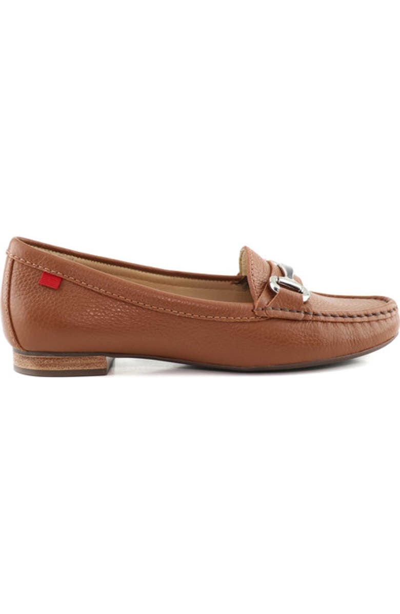 Marc Joseph New York Grand Street Leather Buckle Loafer, Alternate, color, Cognac Grainy