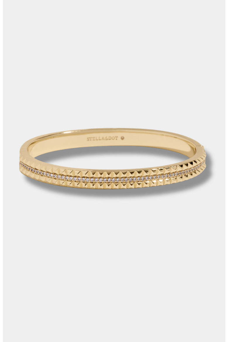 Vivienne Pave Cuff Bracelet, Main, color, Gold