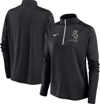 売れ筋商品|||ナイキ カットソー トップス レディース Women's Black Chicago White Sox Pacer Quarter-Zip Top Black Women's Chicago White Sox Nike Black Pacer Quarter-Zip Top