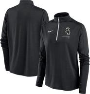 Nike Women's Nike Black Chicago White Sox Pacer Quarter-Zip Top