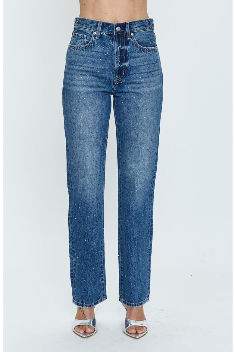 Cassie High Waist Straight Leg Jeans, Main, color, ILLUMINATING