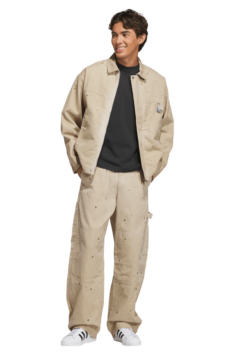 Barrel Wide Leg Pants, Alternate, color, WONDER BEIGE