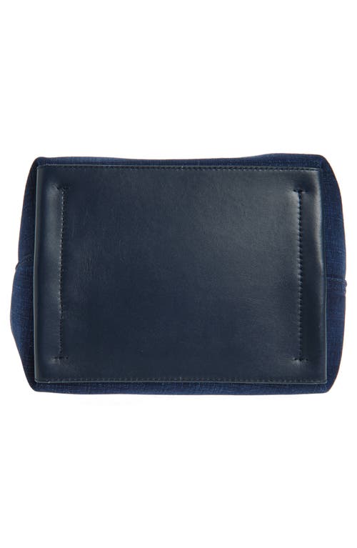 JW ANDERSON JW ANDERSON THE JWA CORNER DENIM BUCKET BAG