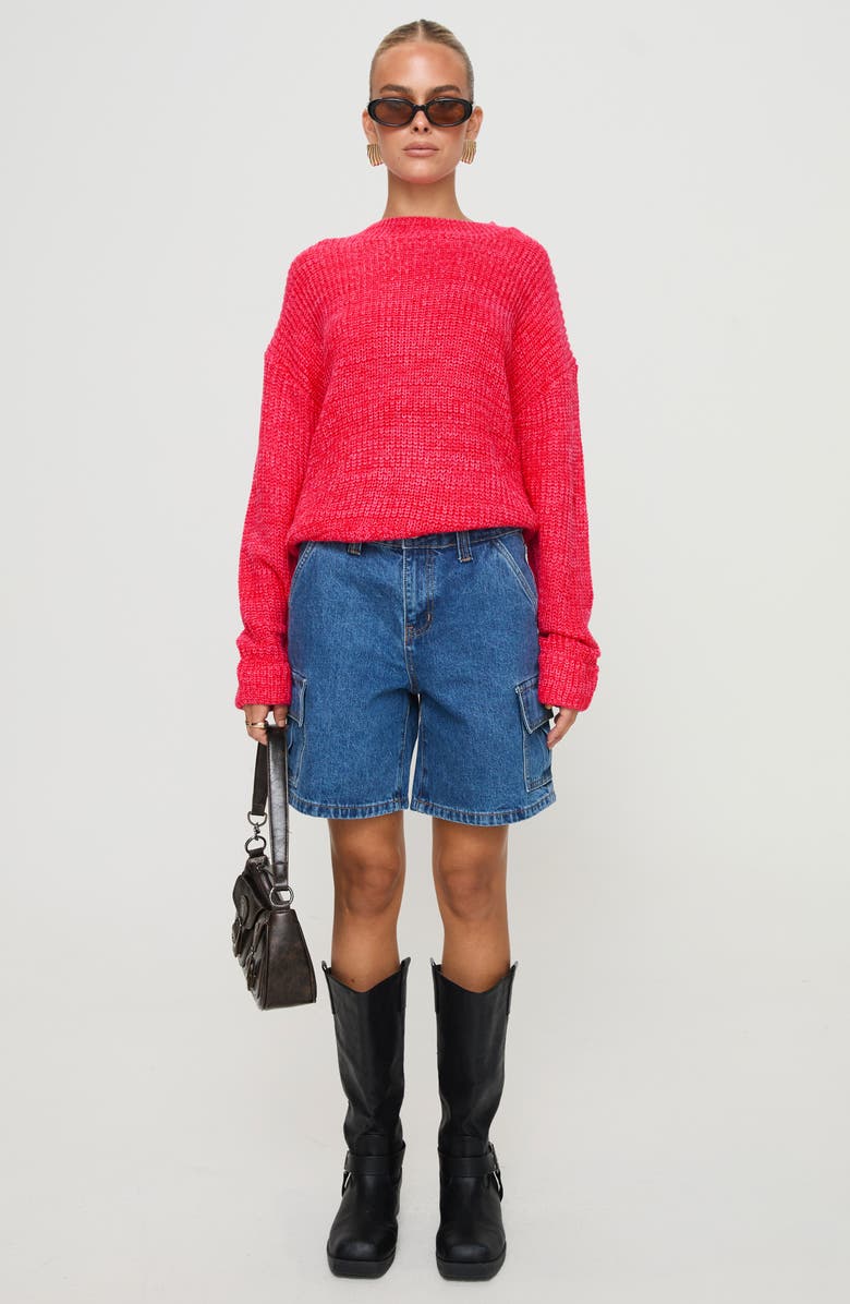 Princess Polly Bae Marled Sweater, Alternate, color, 