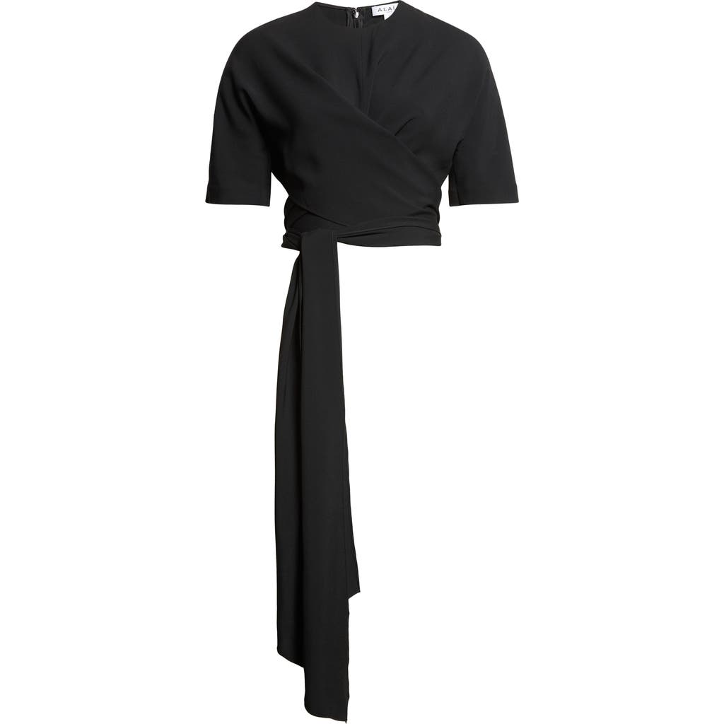 Alaïa Cady Tie Top in Noir Alaia  product