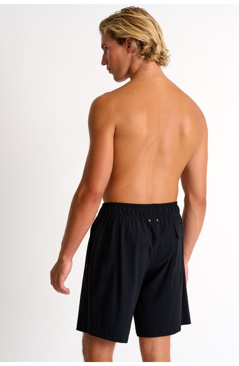 SHAN Long fit stretch swim trunks, Alternate, color, 