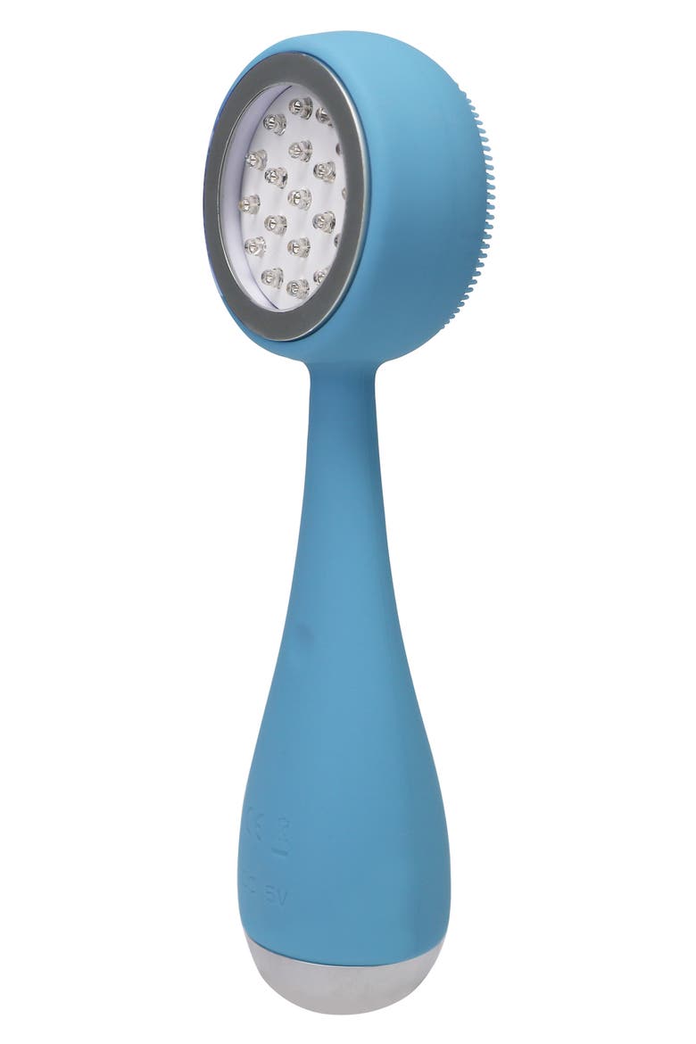 Clean Acne Blue LED Light Therapy & Facial Cleansing Device, Alternate, color, CAROLINA BLUE