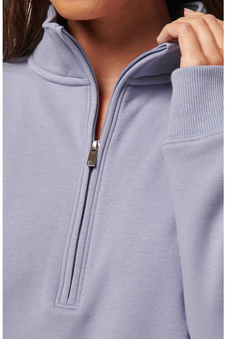 Cloud Half Zip Pullover, Alternate, color, TEMPEST
