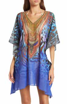 RANEES Bright Printed Poncho