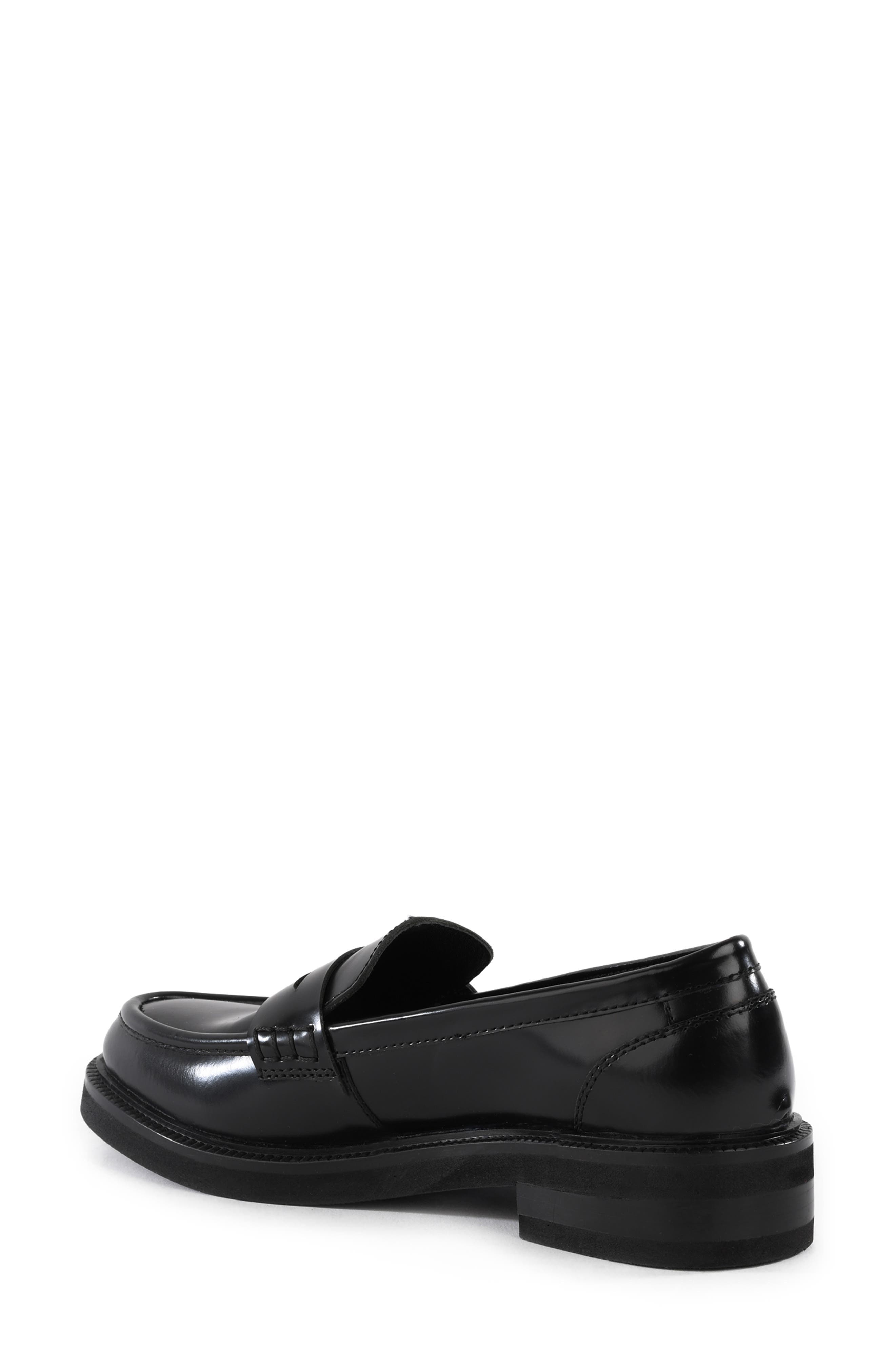 Seychelles Dover Penny Loafer, Alternate, color, Black