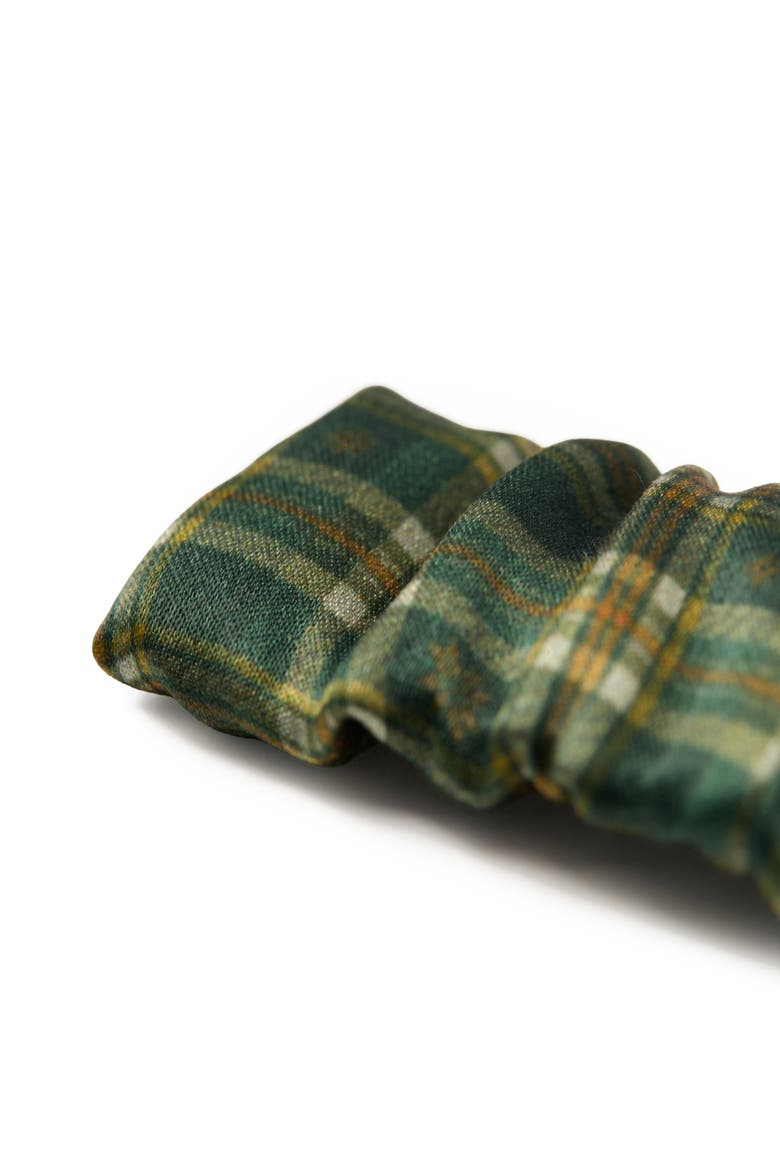 Grevelyn Silk Hair Barrette Clip, Alternate, color, Green