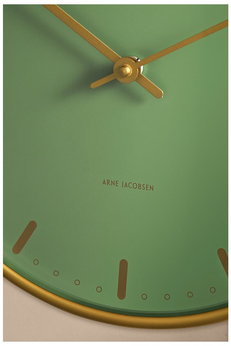 City Hall Wall Clock, Large, Alternate, color, green