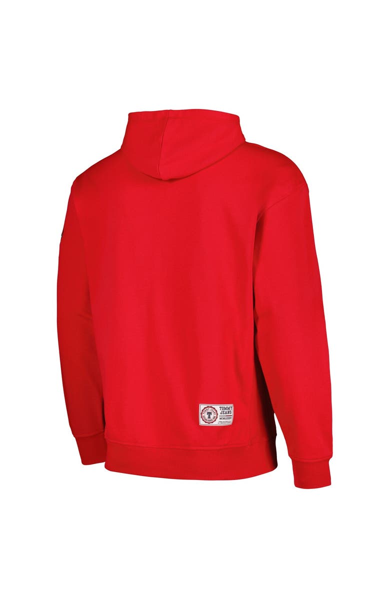 TOMMY JEANS Men's Tommy Jeans Red Chicago Bulls Greyson Pullover Hoodie, Alternate, color, Red