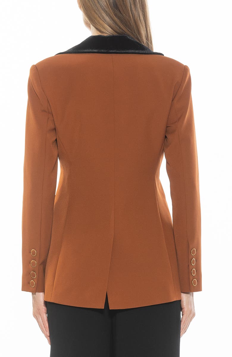 Alexia Admor Reiss Peak Lapel Blazer, Alternate, color, Camel