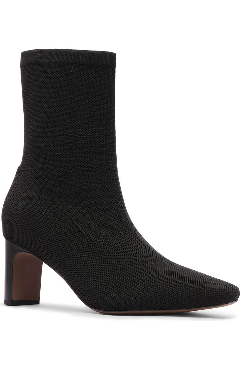 FRANKIE4 Melrose Stretch Knit Bootie, Main, color, Black Knit