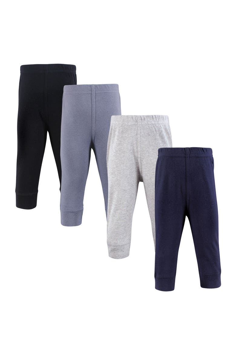 4-Pack Pants Bottoms Set, Main, color, Navy Gray Black