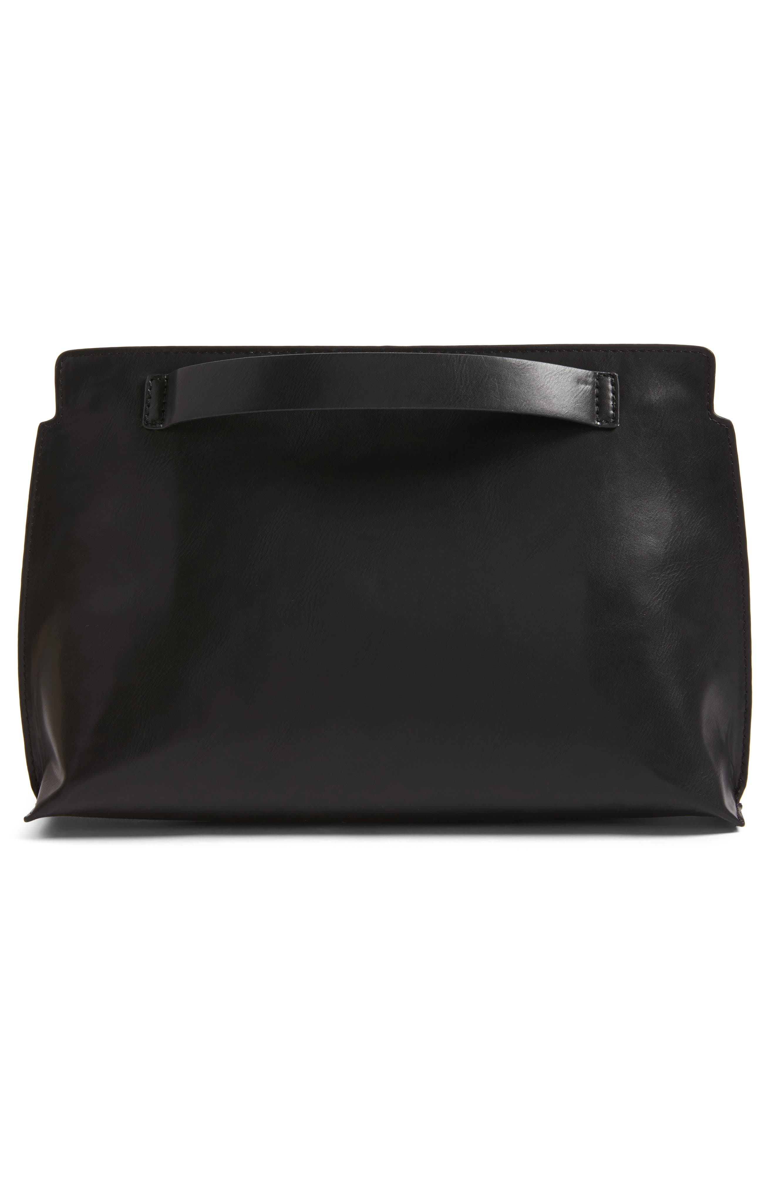 BP. Faux Leather Clutch, Alternate, color, 