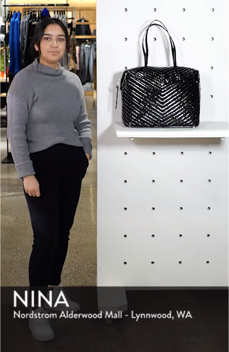 Quilted Nylon Tote, sales video thumbnail
