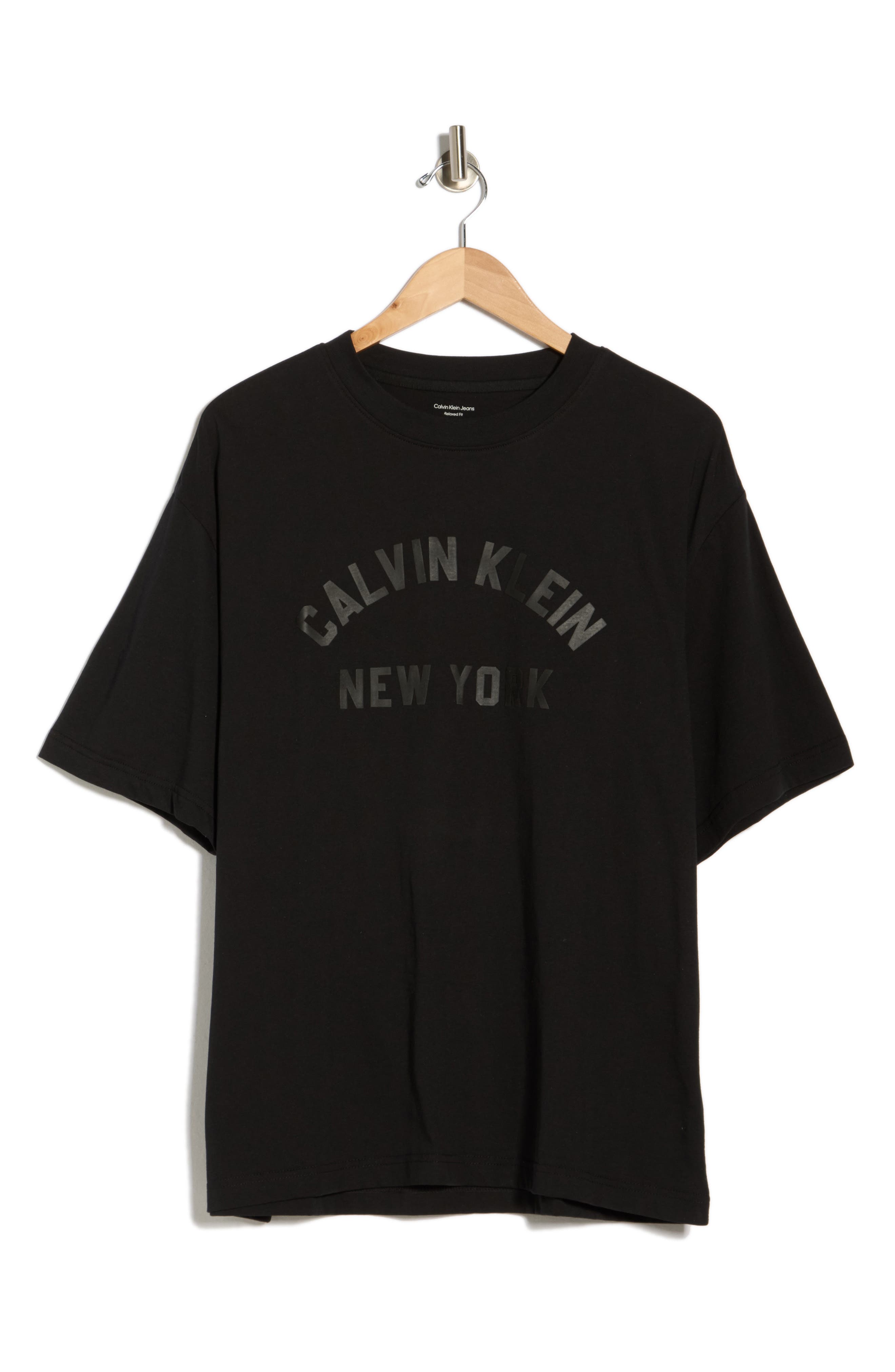 Calvin Klein Relaxed Arch Logo Cotton T-Shirt