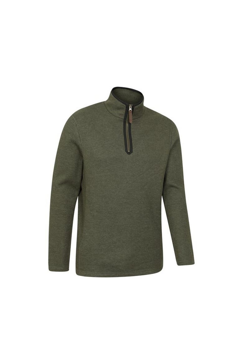 Beta Contrast Zip Top, Alternate, color, Dark Khaki