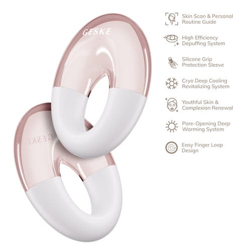 Geske Smartappguided Cool & Warm Eye Massager | 7 In Silver
