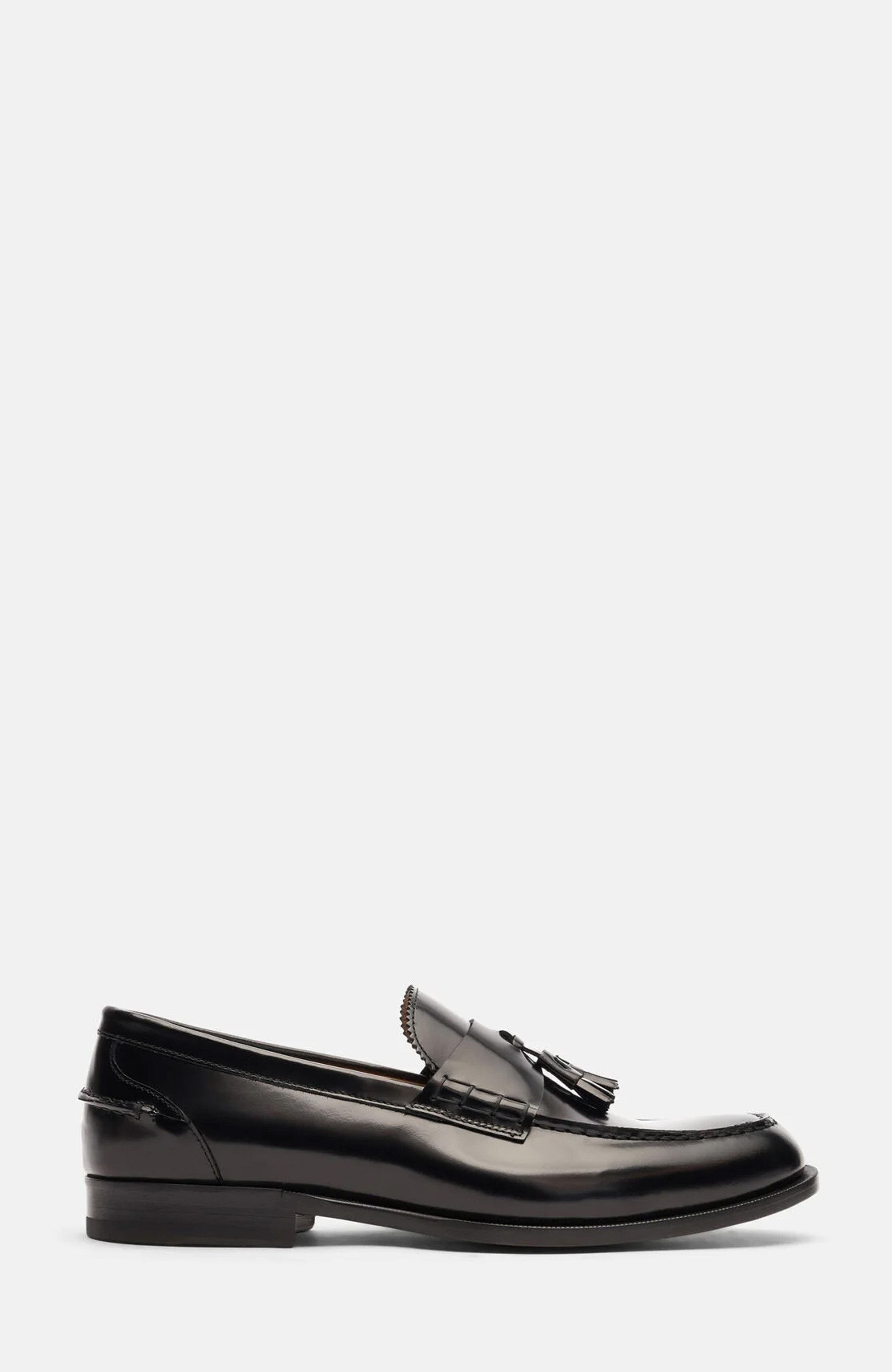 SCAROSSO Ralph Loafers, Alternate, color, Black - Brushed Calf