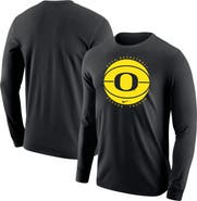 Nike Men's Nike Black Oregon Ducks Basketball Long Sleeve T-Shirt