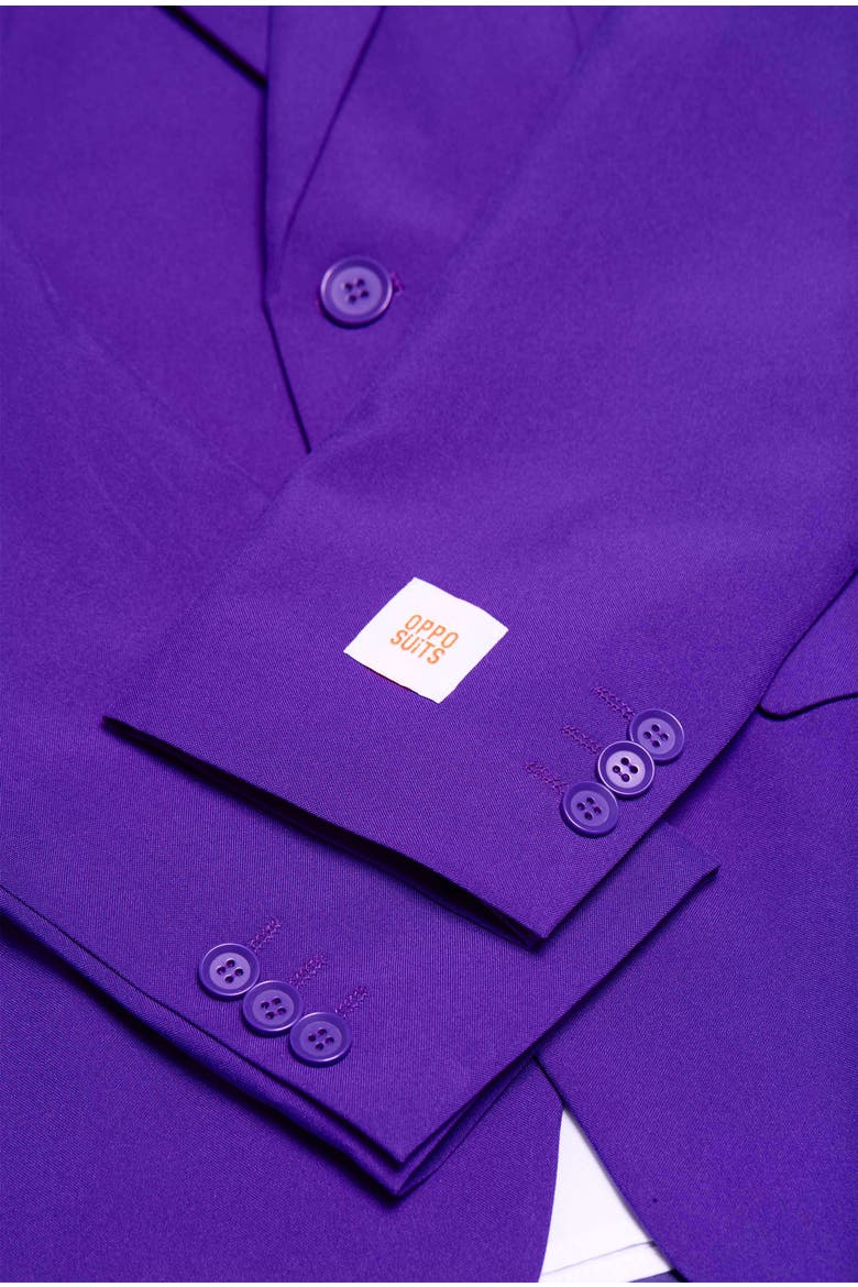 Kids' Purple Prince Two-Piece Suit & Tie Set, Alternate, color, Purple