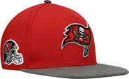 PRO STANDARD Men's Pro Standard Red/Pewter Tampa Bay Buccaneers 2Tone Snapback Hat