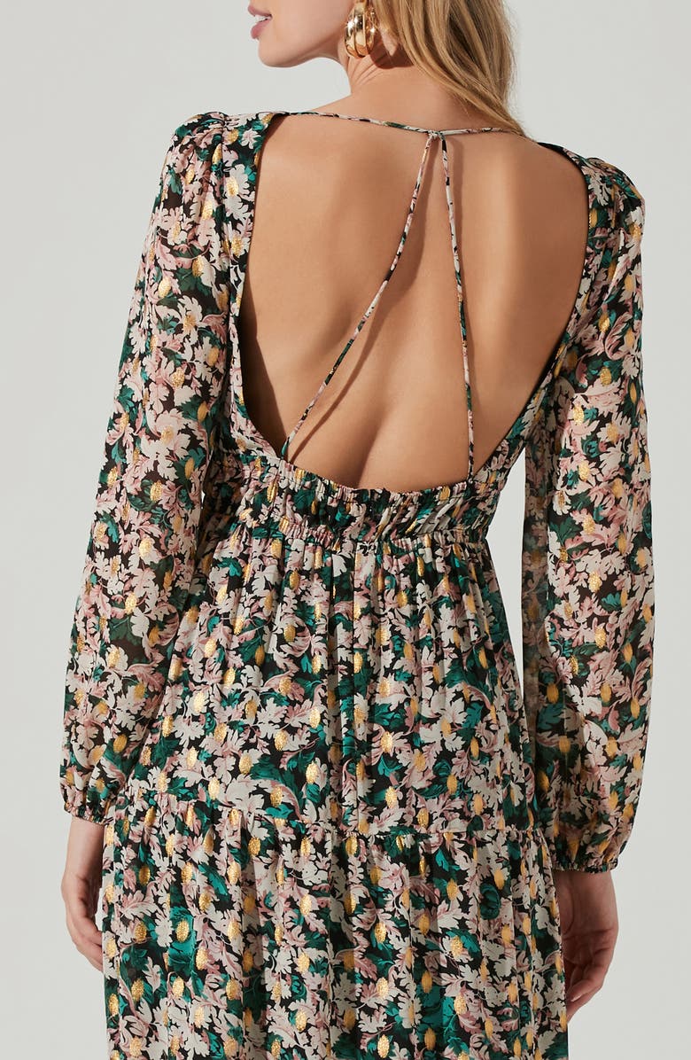 ASTR the Label Francesca Long Sleeve Maxi Dress, Alternate, color, 