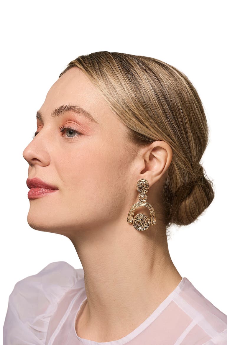 Frida Earrings - 14K Gold Plate, Alternate, color, Gold