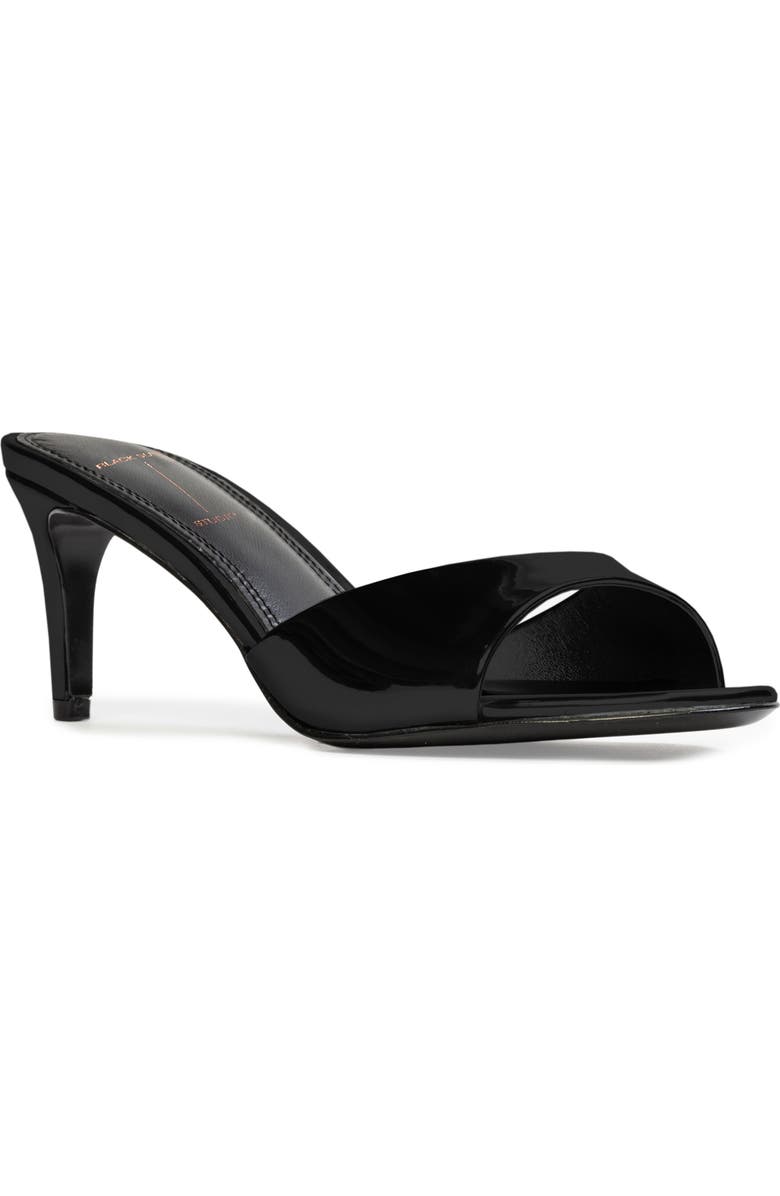 BLACK SUEDE STUDIO Freddie Slide Sandal, Main, color, Black Patent