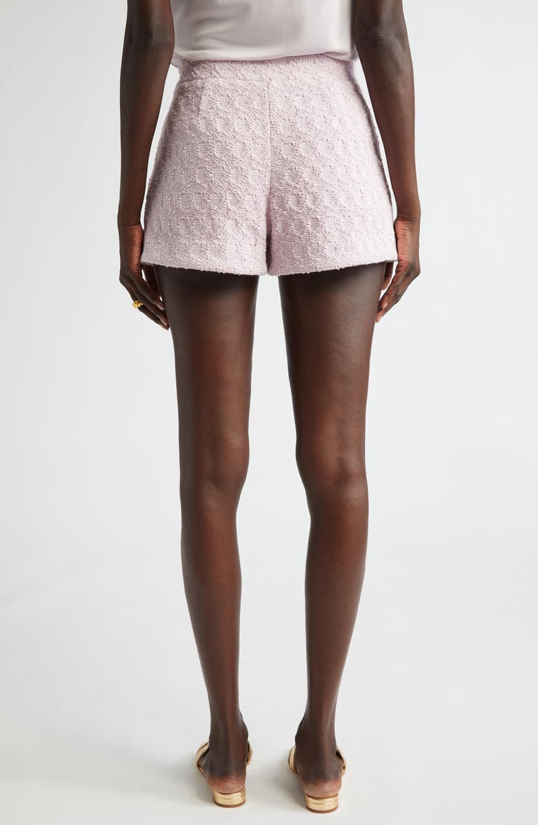 ST. JOHN Honeycomb Tweed Shorts, Alternate, color, Primrose