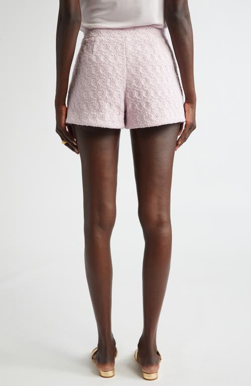 St John St. John Collection Honeycomb Tweed Shorts In Primrose