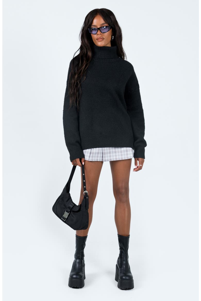 Oswin Turtleneck Sweater, Alternate, color, BLACK