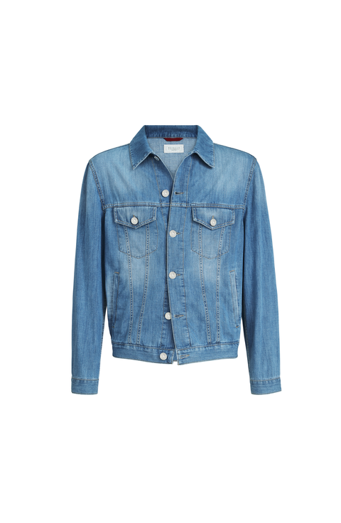 Denim four-pocket jacket