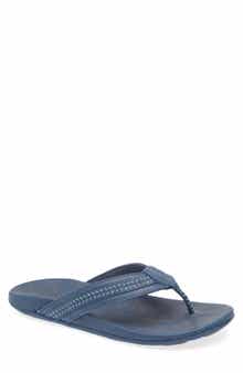 OluKai Aho Leather Flip Flop