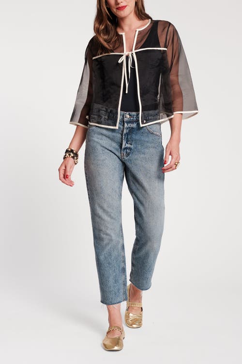 Frances Valentine Parker Swing Top In Black