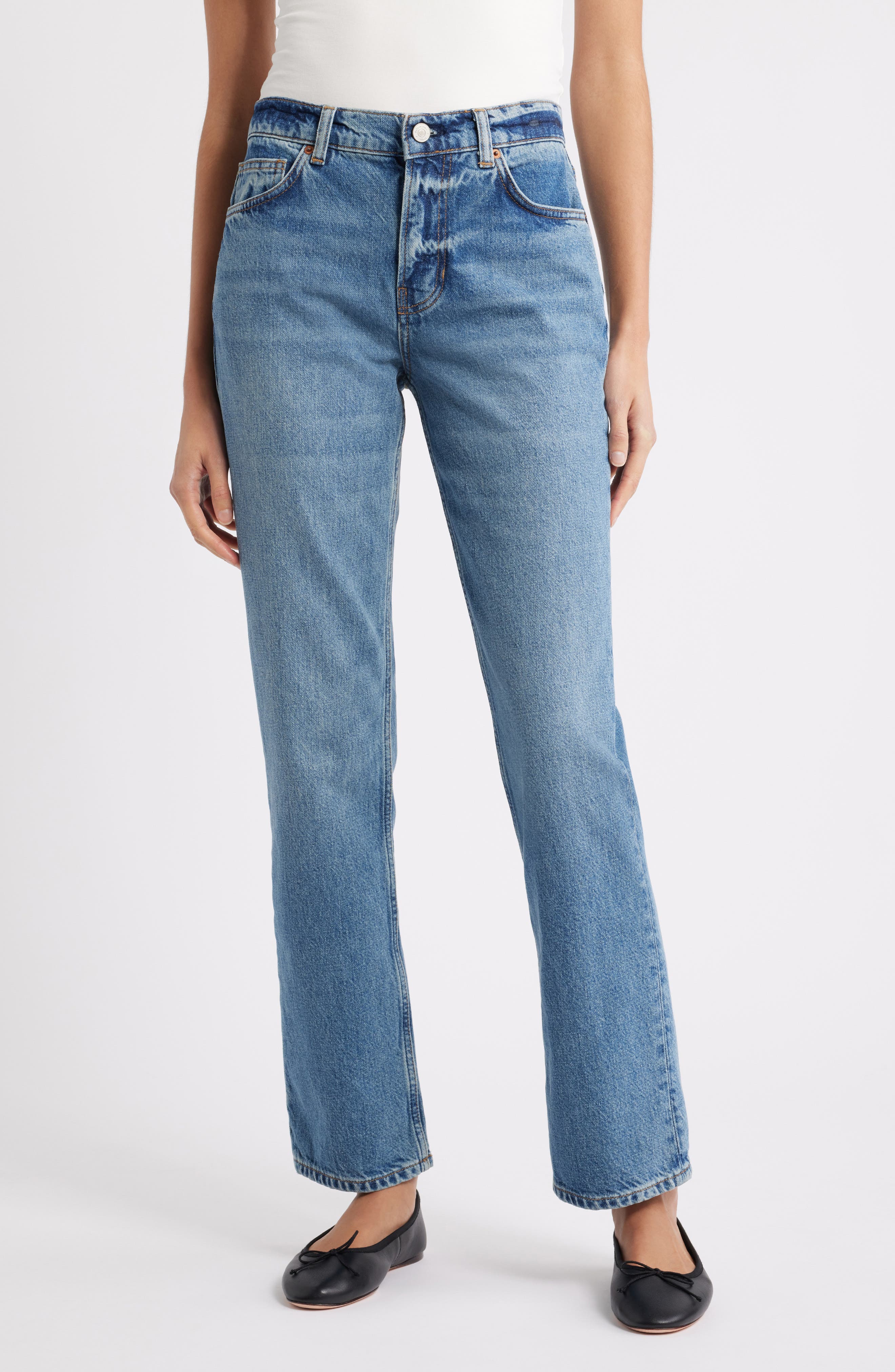 Reformation Greer Straight Leg Jeans