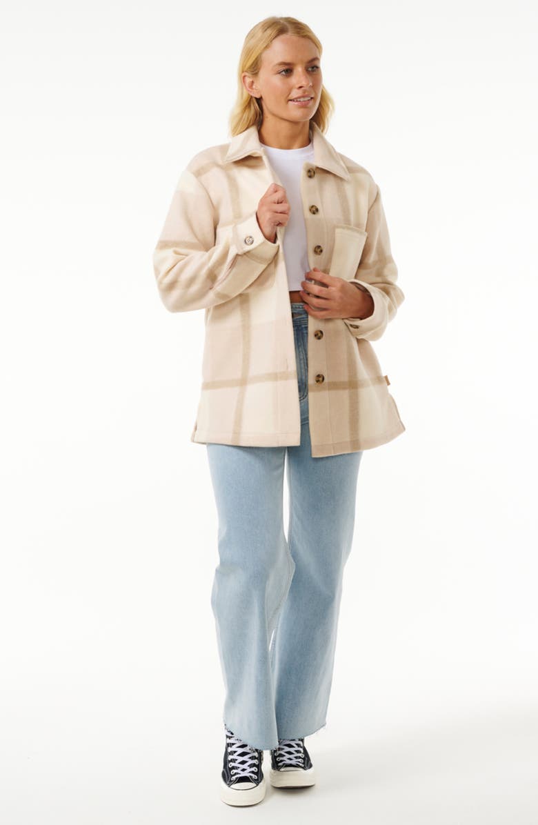 Rip Curl Soleil Check Shacket, Alternate, color, 