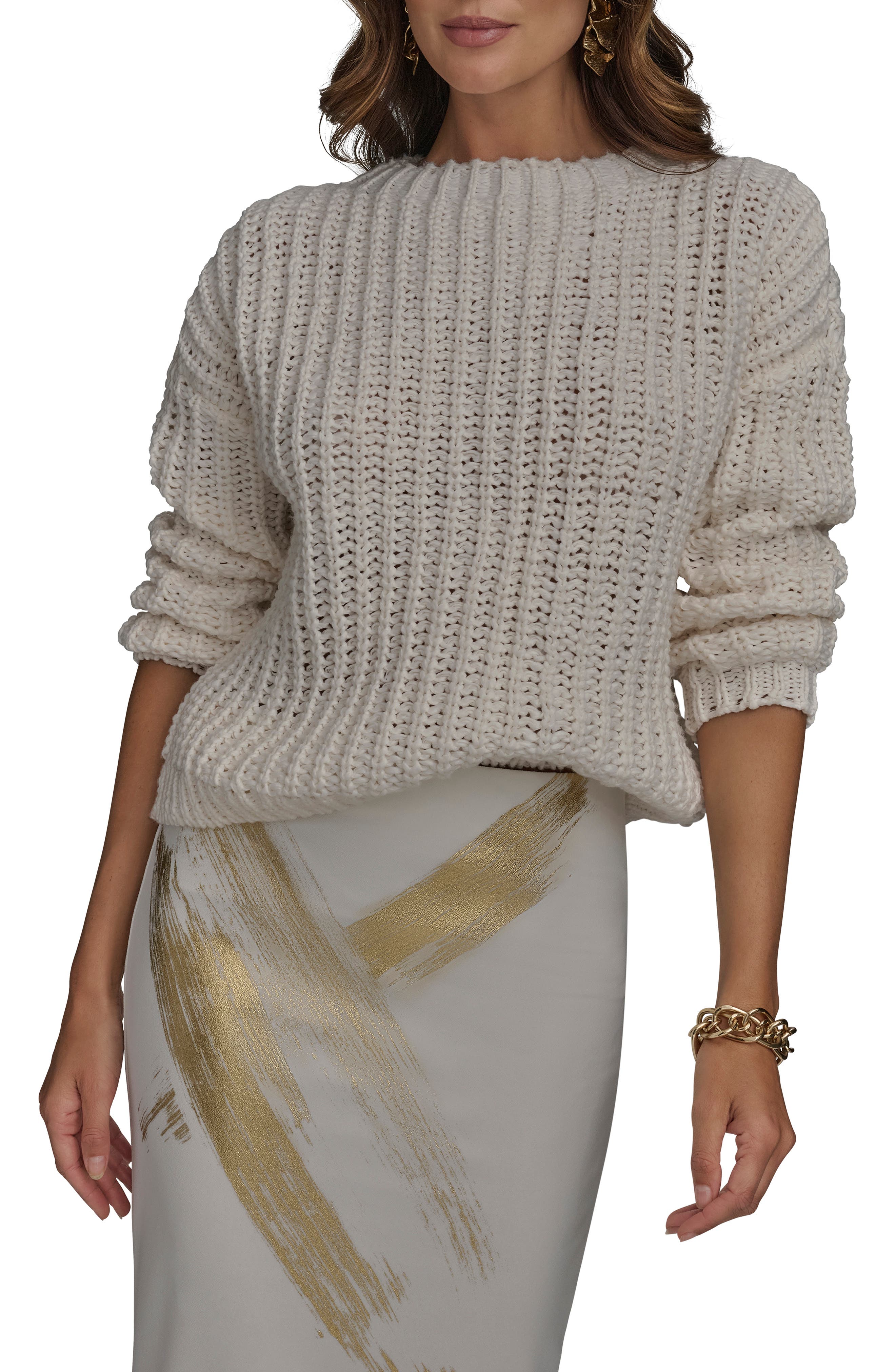 Open Stitch Sweater - image 3