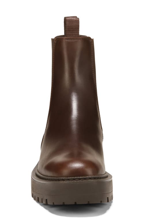 Sam Edelman Laguna Waterproof Lug Sole Chelsea Boot In Brown