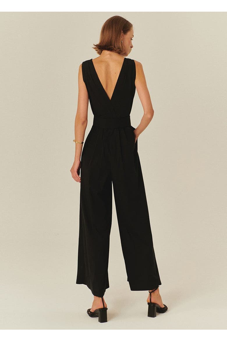 Alicia Jumpsuit, Alternate, color, BLACK