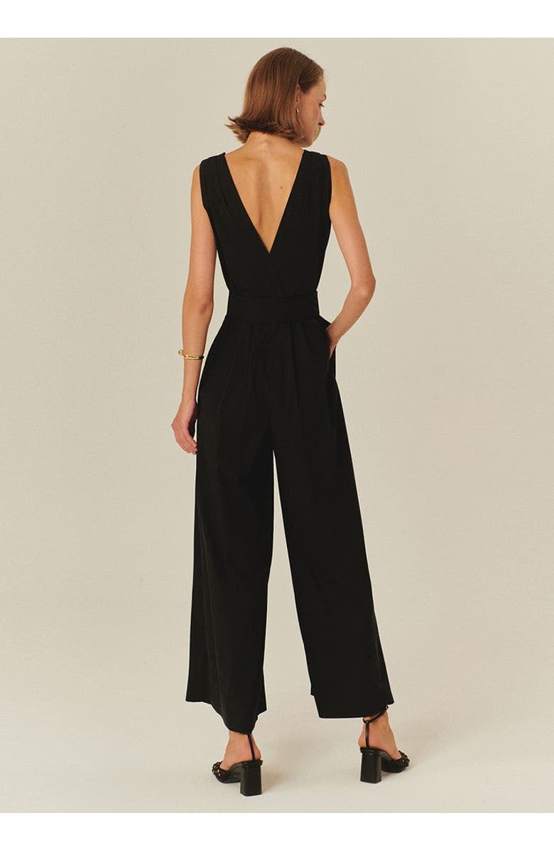 Exquise Alicia Jumpsuit, Alternate, color, Black