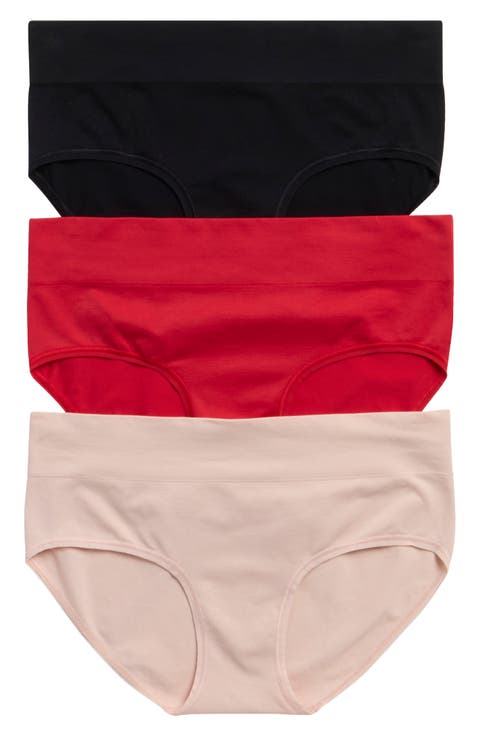 3-Pack Seamless Hipster Briefs