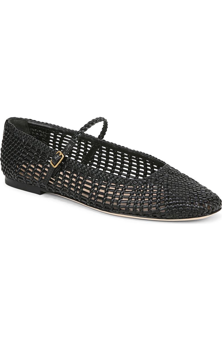 Veronica Beard Ellie Woven Flat, Main, color,