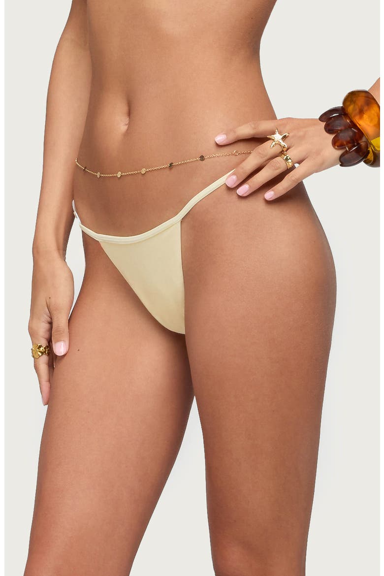 Evana Beaded Bikini Bottoms, Alternate, color, CREAM