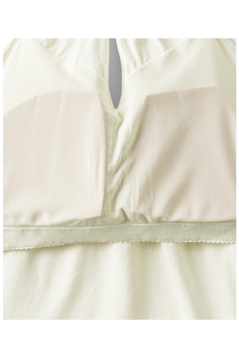 Slender Twist Front Halter Top, Alternate, color, Ivory